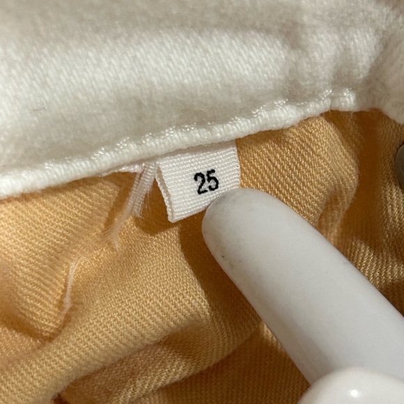 RAG & BONE WHITE JEANS SIZE 25 - Picture 8 of 10